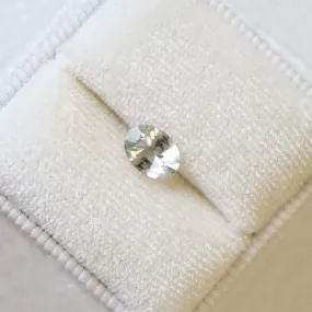 1.15 ctw Oval Light Sage Green Sapphire