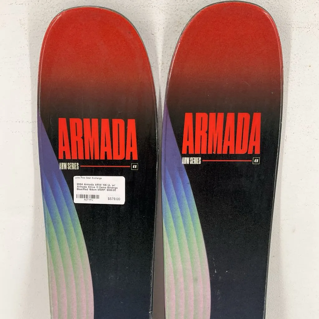 2024 Armada ARW 106 UL w/ Armada Strive 11 Demo Bindings