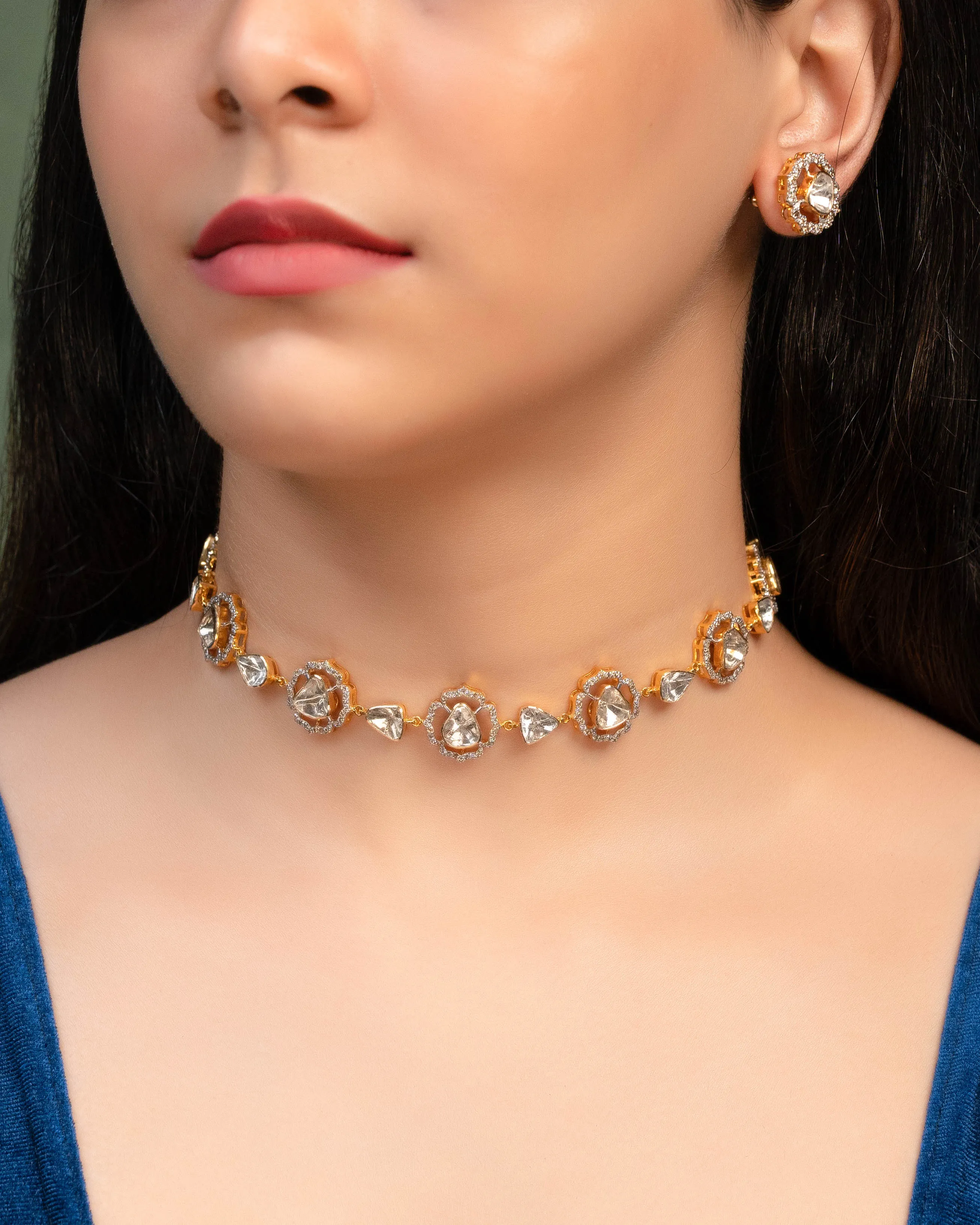 Aiza Polki And Diamond Tops