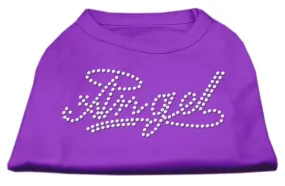 Angel Rhinestud Shirt Purple M (12)