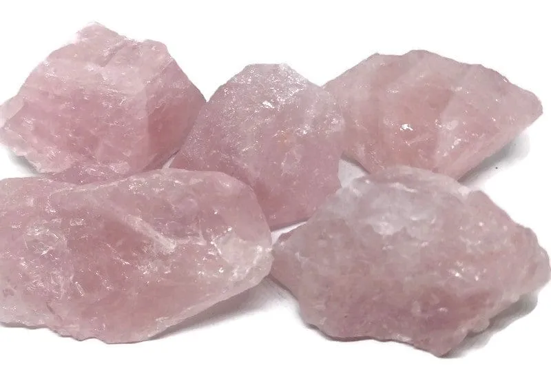Rose Quartz Raw Rough or Tumbled Brazil Mined Natural Crystal Gemstone multiple sizes