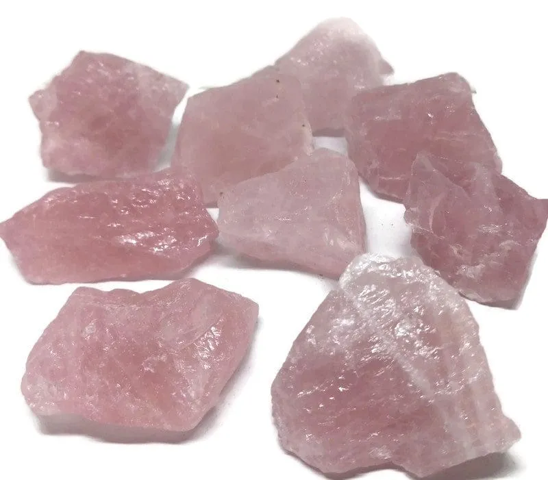 Rose Quartz Raw Rough or Tumbled Brazil Mined Natural Crystal Gemstone multiple sizes
