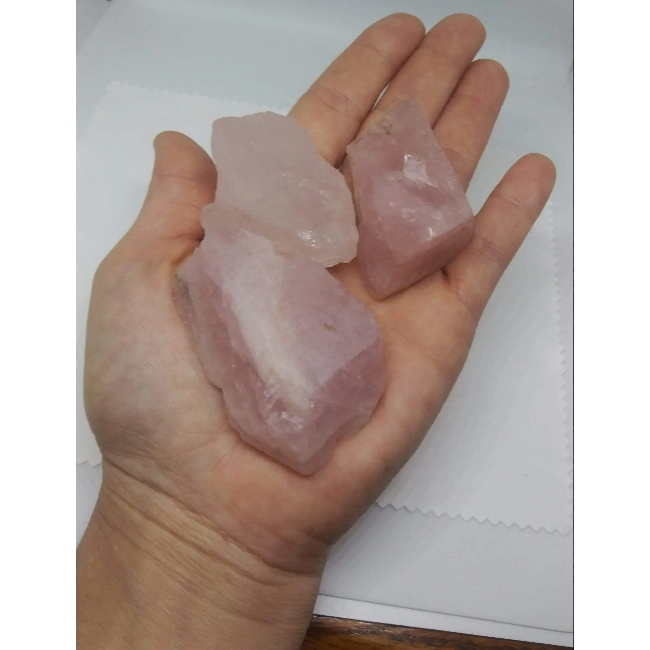 Rose Quartz Raw Rough or Tumbled Brazil Mined Natural Crystal Gemstone multiple sizes