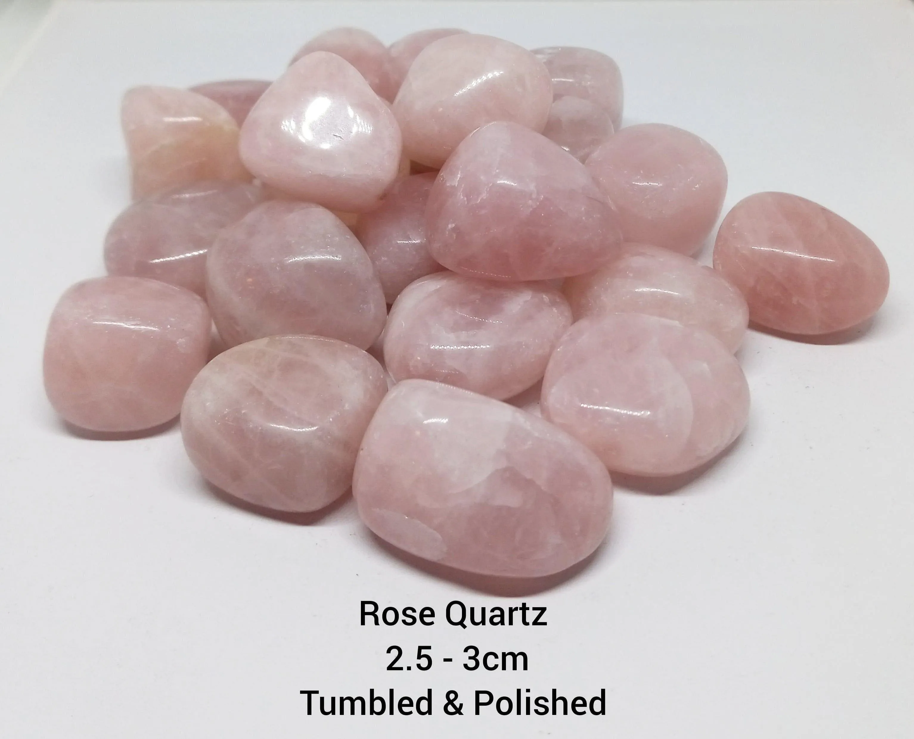 Rose Quartz Raw Rough or Tumbled Brazil Mined Natural Crystal Gemstone multiple sizes