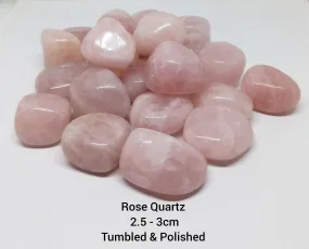 Rose Quartz Raw Rough or Tumbled Brazil Mined Natural Crystal Gemstone multiple sizes